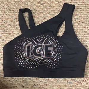Ice allstars cheer sports bra